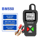 BM550 6V 12V 24V Car Battery Tester 100-2000CCA 2Ah-220Ah Battery System
