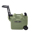 Wheeled 28L Portable Water Tank with Tap for Camping
