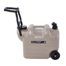 Wheeled 28L Portable Water Tank with Tap for Camping