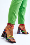  Heel sandals model 193942 Step in style 