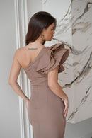  Short dress model 197541 Bicotone 