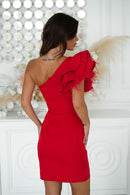  Short dress model 202379 Bicotone 