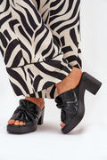  Heeled sandals model 212158 Step in style 