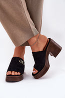  Heeled sandals model 213037 Step in style 