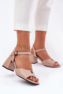  Heel sandals model 213185 Step in style 
