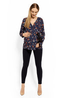  Maternity blouse model 113244 PeeKaBoo 