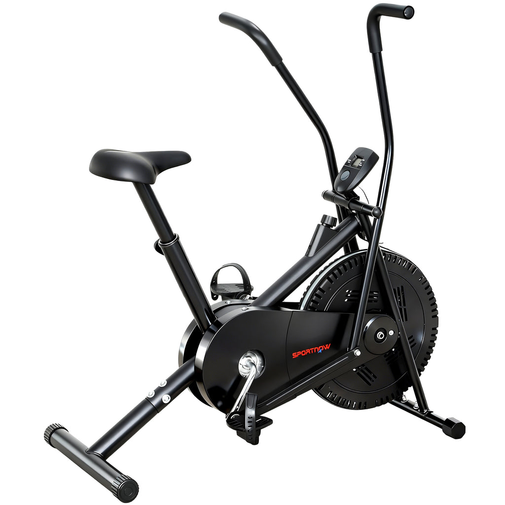 Quiet Home Exercise Bike Adjustable Smooth LCD Fitness