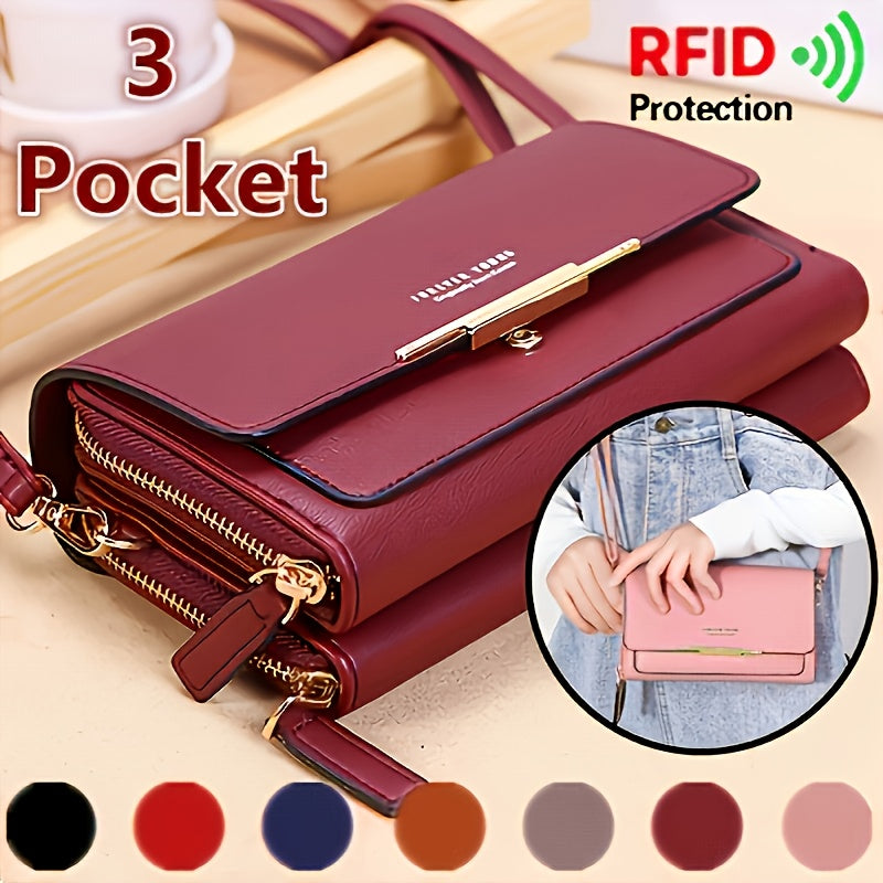 RFID Crossbody Mailman Bag Secure Stylish Travel Essential